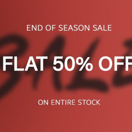 Season End Sale – FLAT 50% OFF on everything